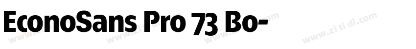 EconoSans Pro 73 Bo字体转换